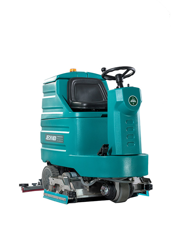 Küçük Binilebilir Kombine Makine Fırçalama-Süpürme Makinesi JIECHI M20